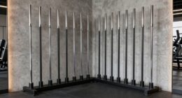 top vertical barbell storage