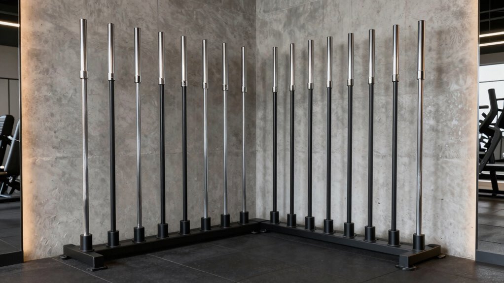 top vertical barbell storage