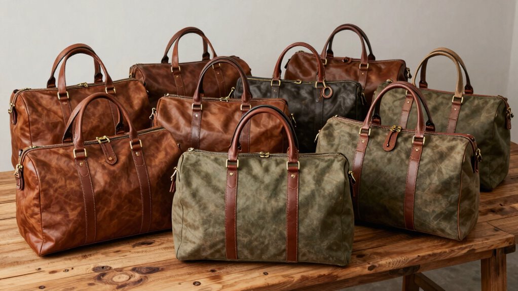 top waxed canvas weekenders