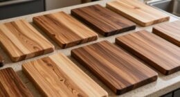 top wooden knife cutting boards