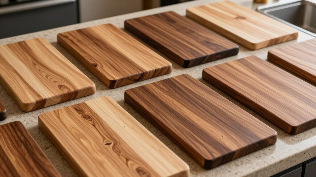 top wooden knife cutting boards