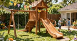 top wooden playsets for kids