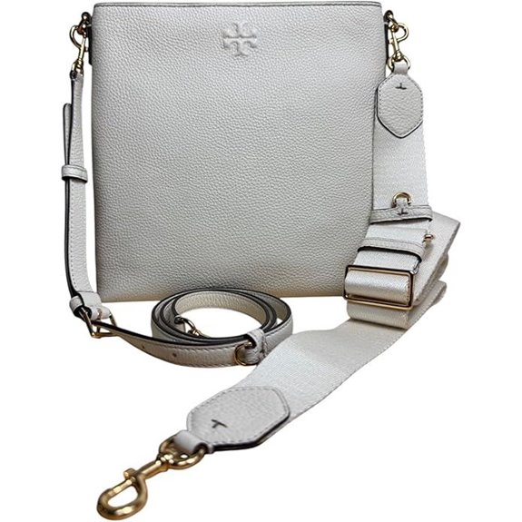 Tory Burch Thea Pebbled Leather Crossbody Bag