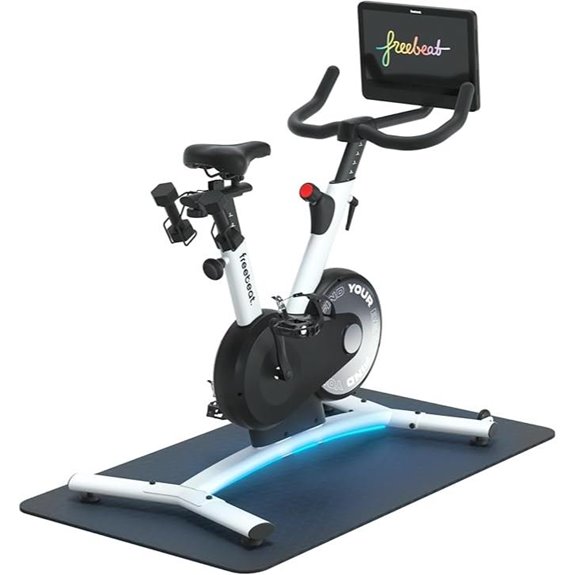 touchscreen smart exercise bike