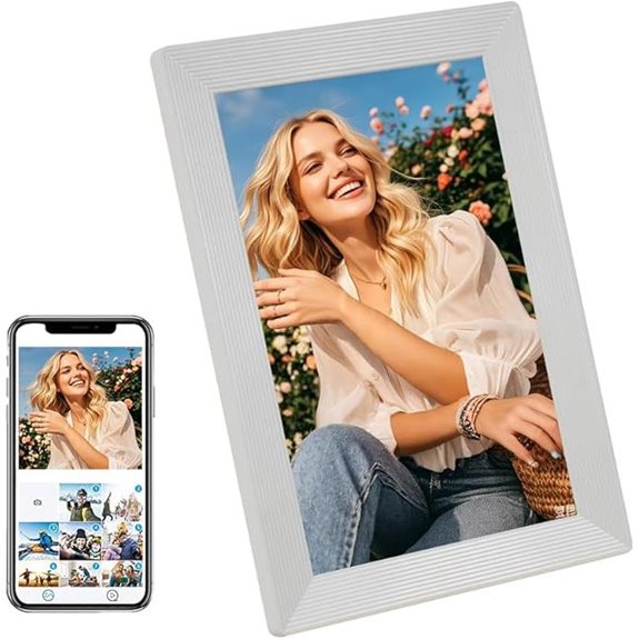 3D Digital Photo Frame with Touchscreen and WiFi
