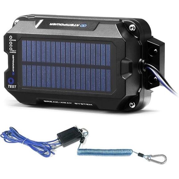 ATEM POWER Trailer Brake Controller Kit with Solar Panel