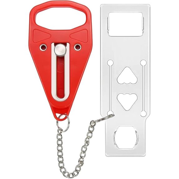 Portable Door Lock for Travel and Home Security