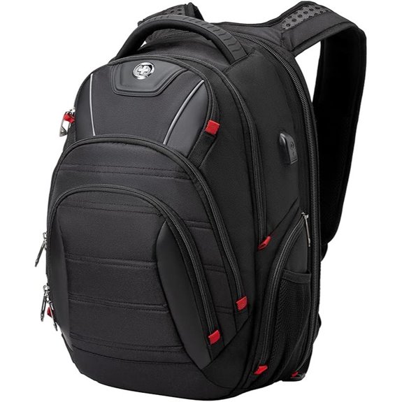 Swissdigital Travel Backpack with USB & RFID Protection