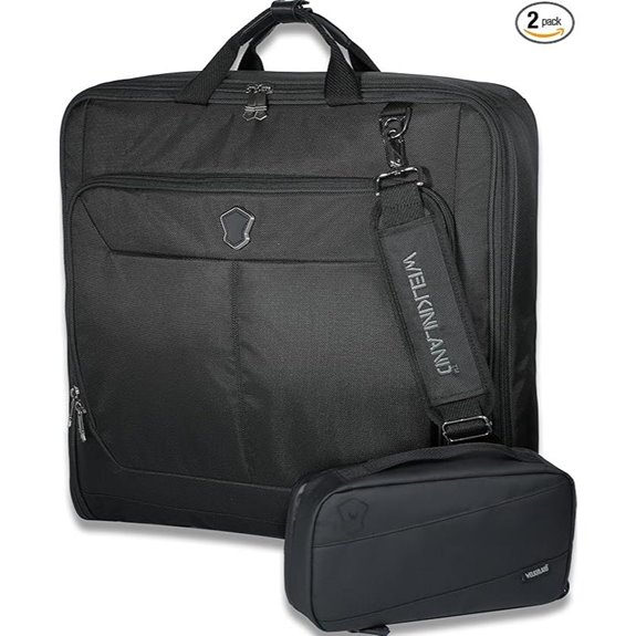 WELKINLAND 3-Piece Garment & Toiletry Travel Bag