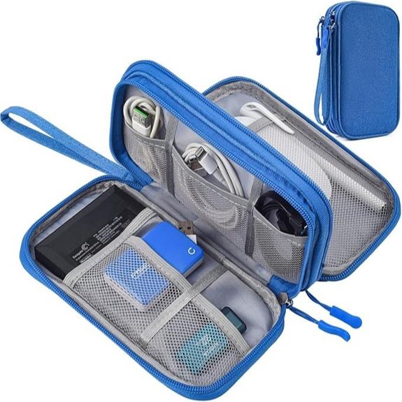 Electronics Accessories Organizer Pouch for Travel and Cables
