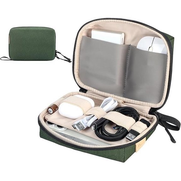 SIMTOP Electronics Travel Cable Organizer Pouch