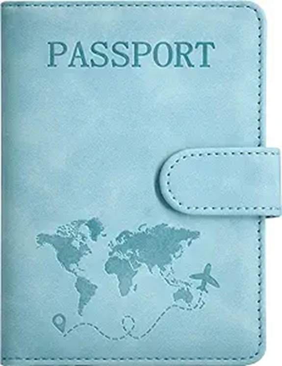 RFID Passport Holder with Credit & Boarding Slots