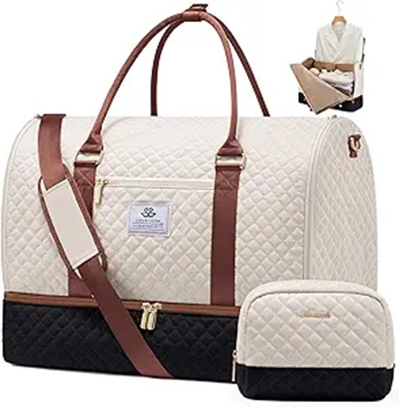 LOVEVOOK 2-in-1 Travel Garment Bag with Shoe Pouch