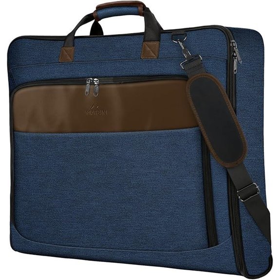 Matein Travel Garment Bag with Shoulder Strap