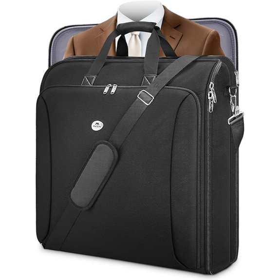 Matein Travel Garment Bag with Shoulder Strap