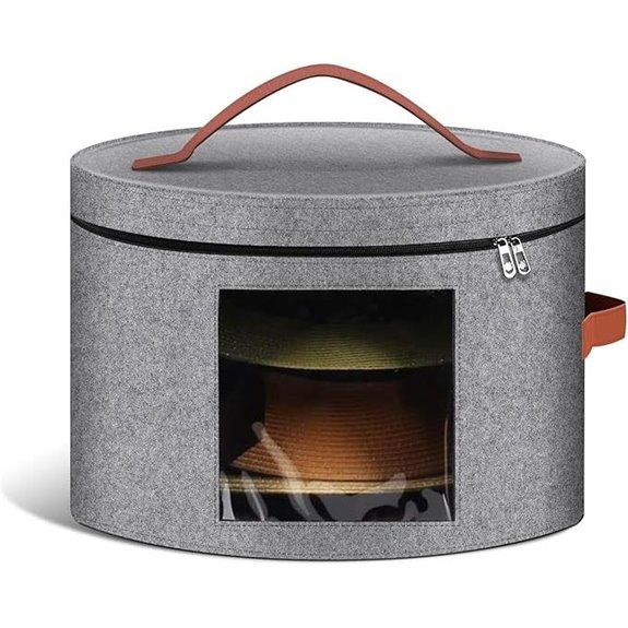 Samplife Stackable Hat Storage Box for Travel