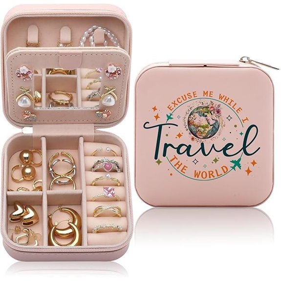 Travel Jewelry Organizer Gift for Women Travelers