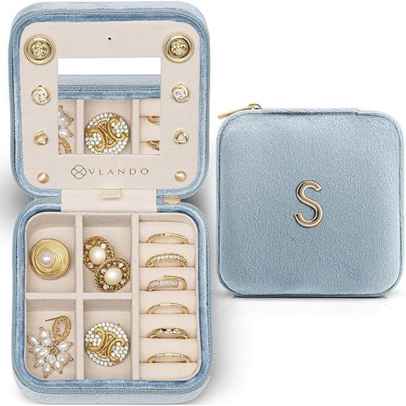 Vlando Travel Jewelry Organizer for Women