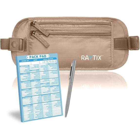 RFID Travel Money Belt Wallet Passport Holder