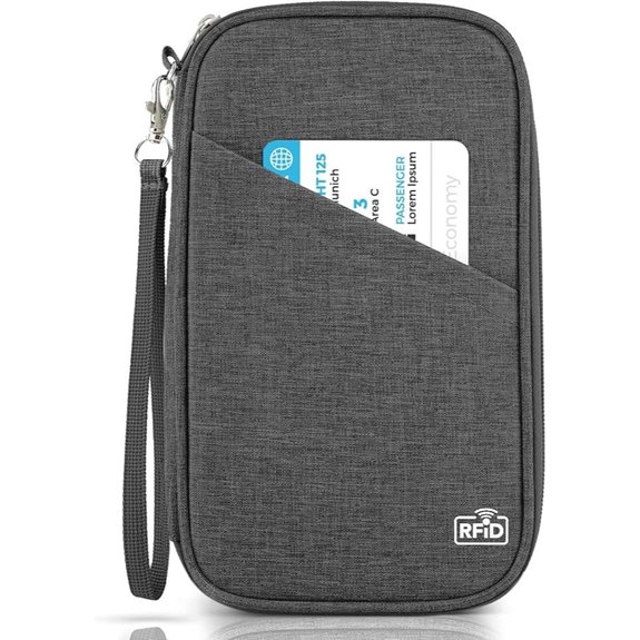 RFID Wallet Passport Holder for Travel and Documents