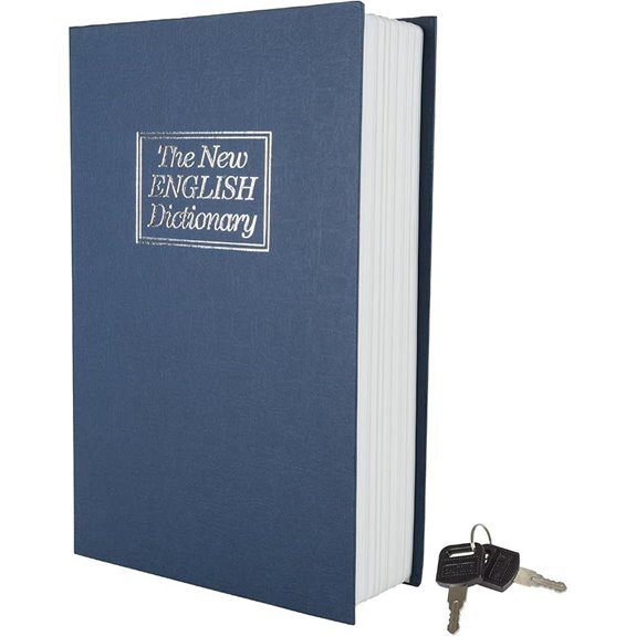 Book Safe with Key for Travel and Storage