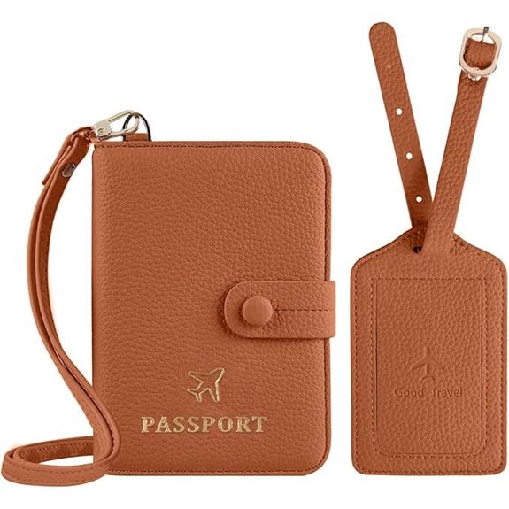 RFID Passport Wallet & Luggage Tag Set