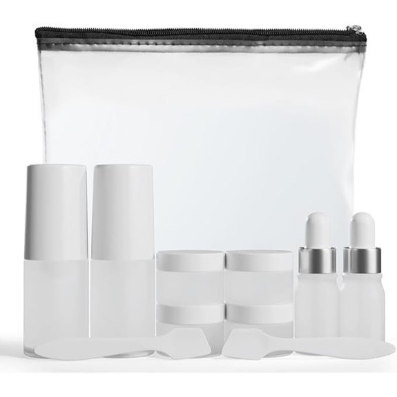 Travel Skincare Containers Set (11 Pieces TSA Approved)