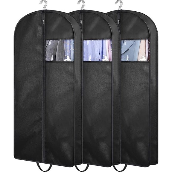 KIMBORA 43 Suit Bags for Travel & Storage (3 Pack)