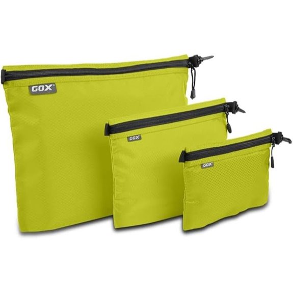 GOX 3 Pack Travel Toiletry Organizer Pouches