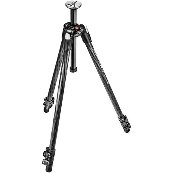 Manfrotto 290 Xtra Carbon Fiber 3-Section Tripod (MT290XTC3US) Black