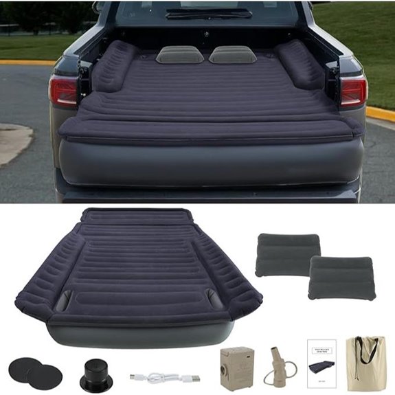 TIPHOPE Truck Bed Air Mattress with Built-in Pump