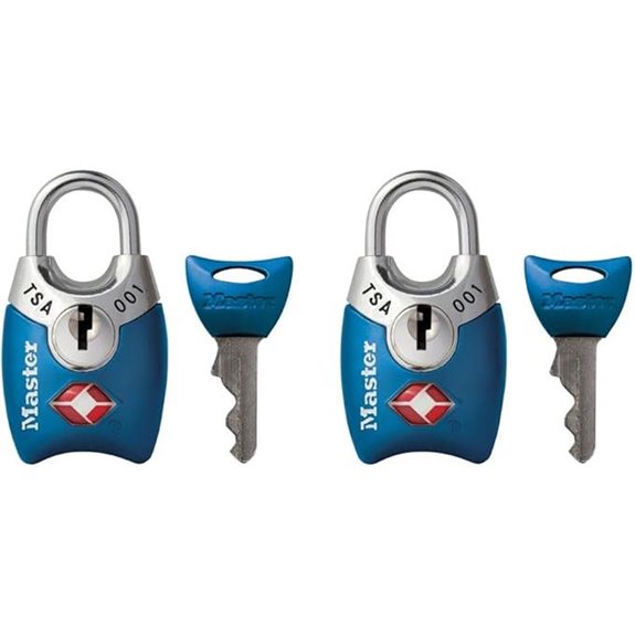 Master Lock 4689T TSA Approved Keyed Lock 2 Pack Colors May Vary