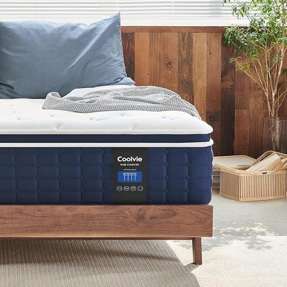 Twin 12-Inch Comfort Foam and Coil Mattress