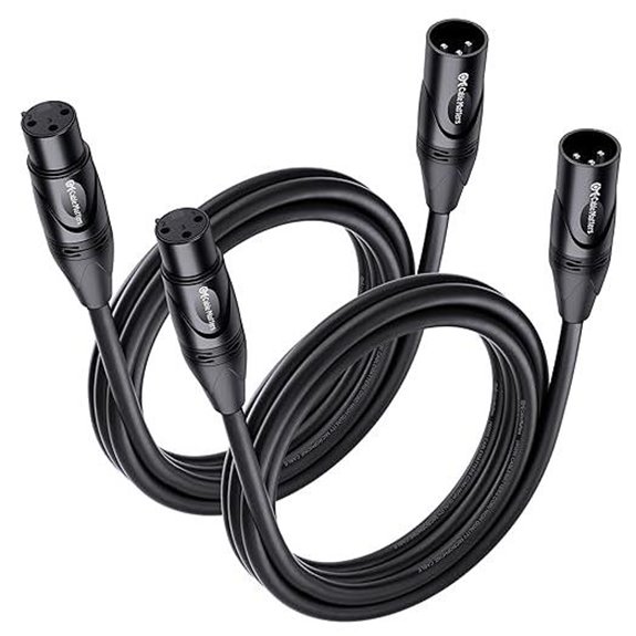 Cable Matters 2-Pack XLR Microphone Cables (6ft)