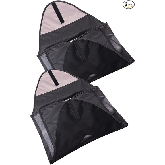2pcs Travel Garment Packing Folders Organizer Black