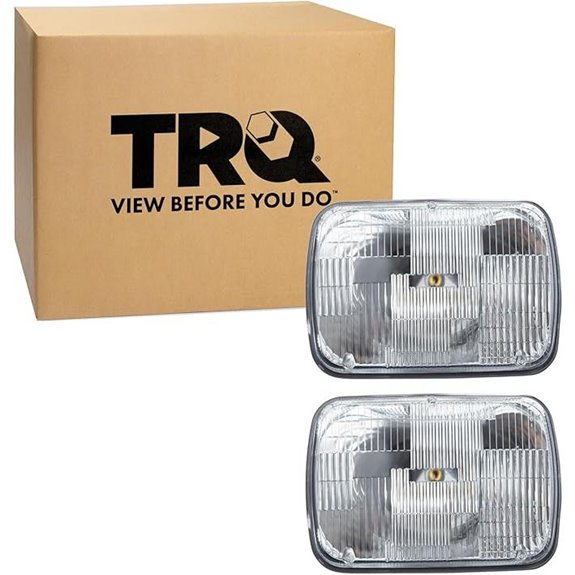 TRQ 2 Piece Headlight Assembly Set for Multiple Vehicles