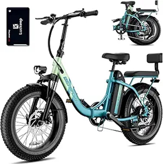 2-Seater Electric Bike 28 MPH Removable Battery