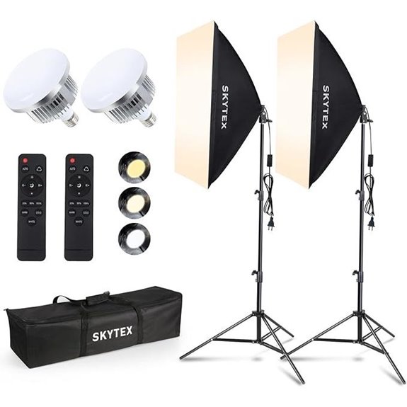 Skytex 2-Pack Softbox Lighting Kit for Photography