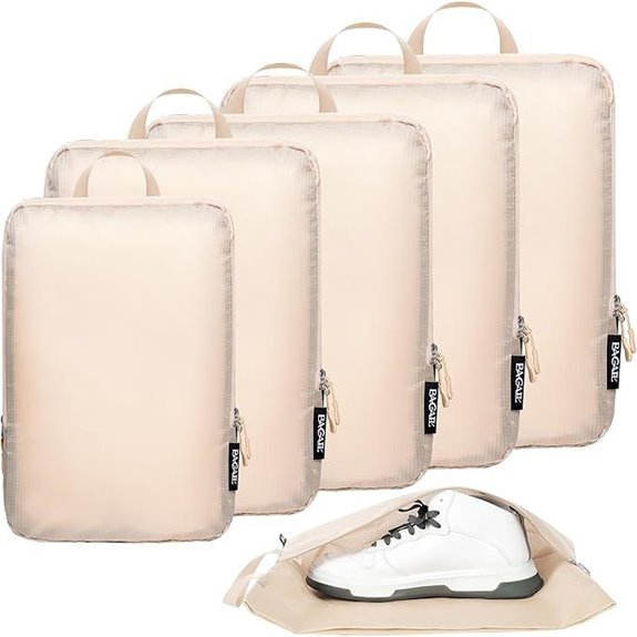 BAGAIL 6-Pack Ultralight Compression Packing Cubes