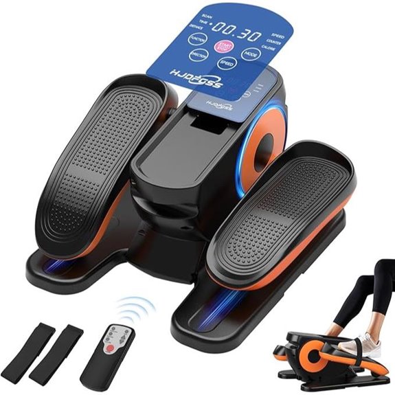 Under Desk Elliptical Machine with Remote Control