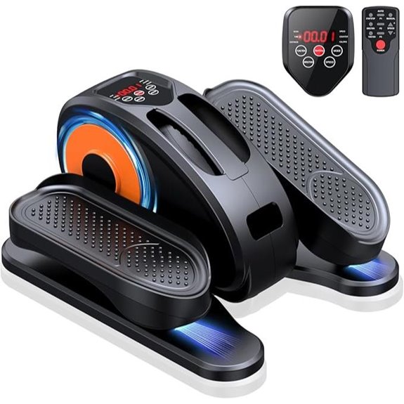 Under Desk Elliptical Machine with Remote and Speeds