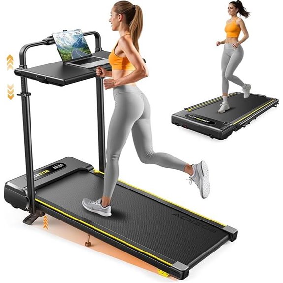 3-in-1 Under Desk Treadmill with Workstation