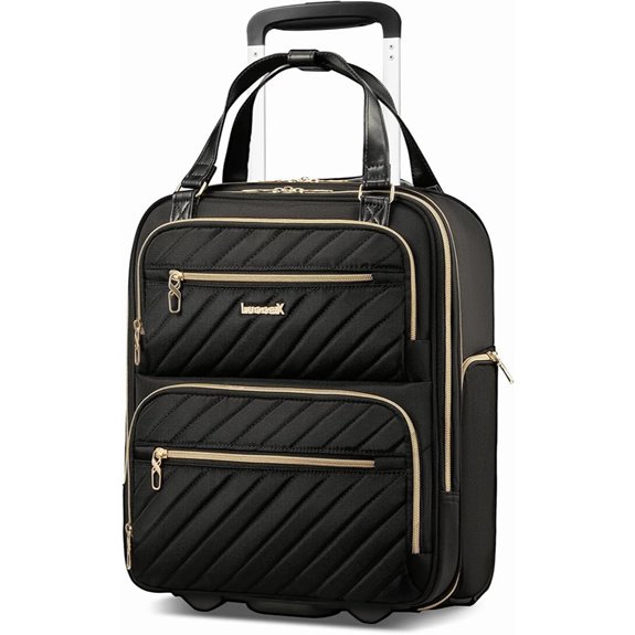 underseat luggage with wheels