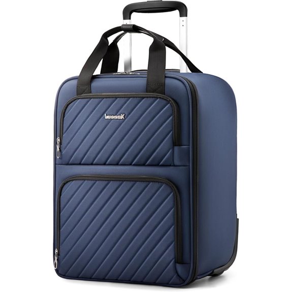 LUGGEX Underseat Carry-On Luggage with Wheels