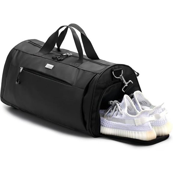 TOPDesign Unisex Gym Bag with Shoe & Wet Pocket