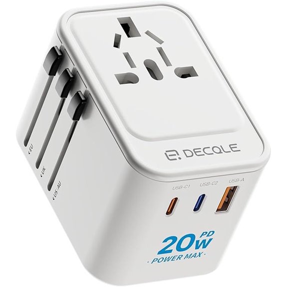 universal adapter with usb c
