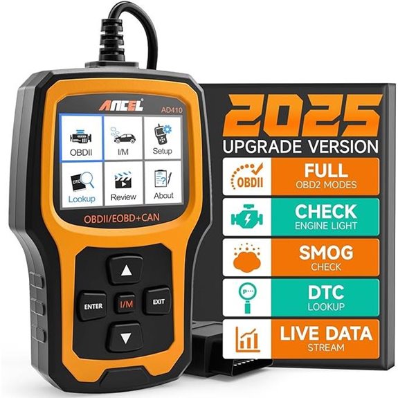 ANCEL AD410 OBD2 Scanner for All OBDII Vehicles