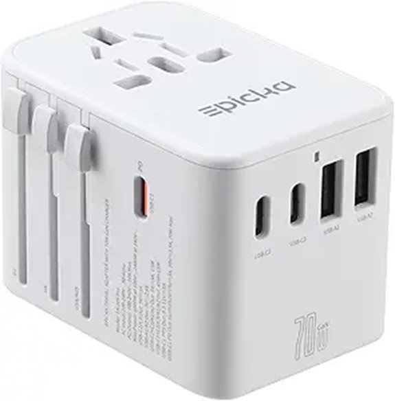 EPICKA Universal Travel Adapter with Fast Charging