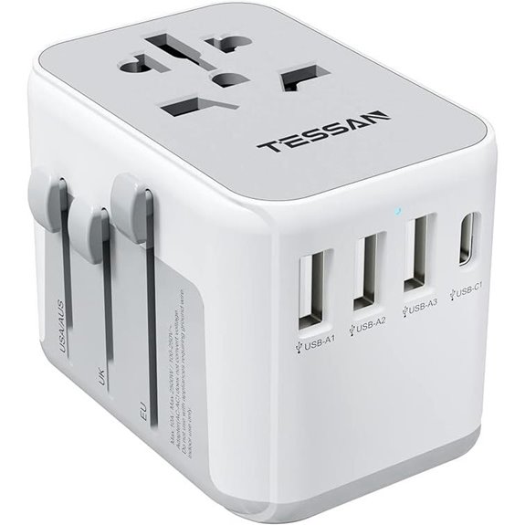 universal travel adapter with usb