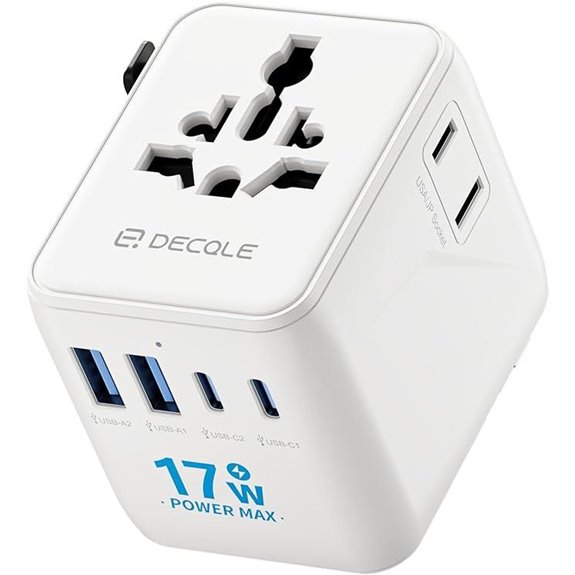 Universal Travel Adapter with USB & AC Ports